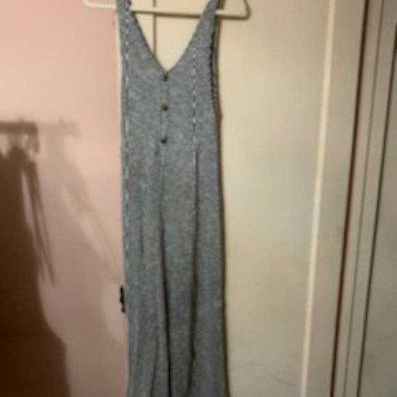 Caution to the Wind pinstriped Jumpsuit - Picture 2 of 6